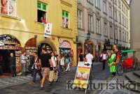 Prague in the street