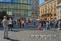 Prague in the street